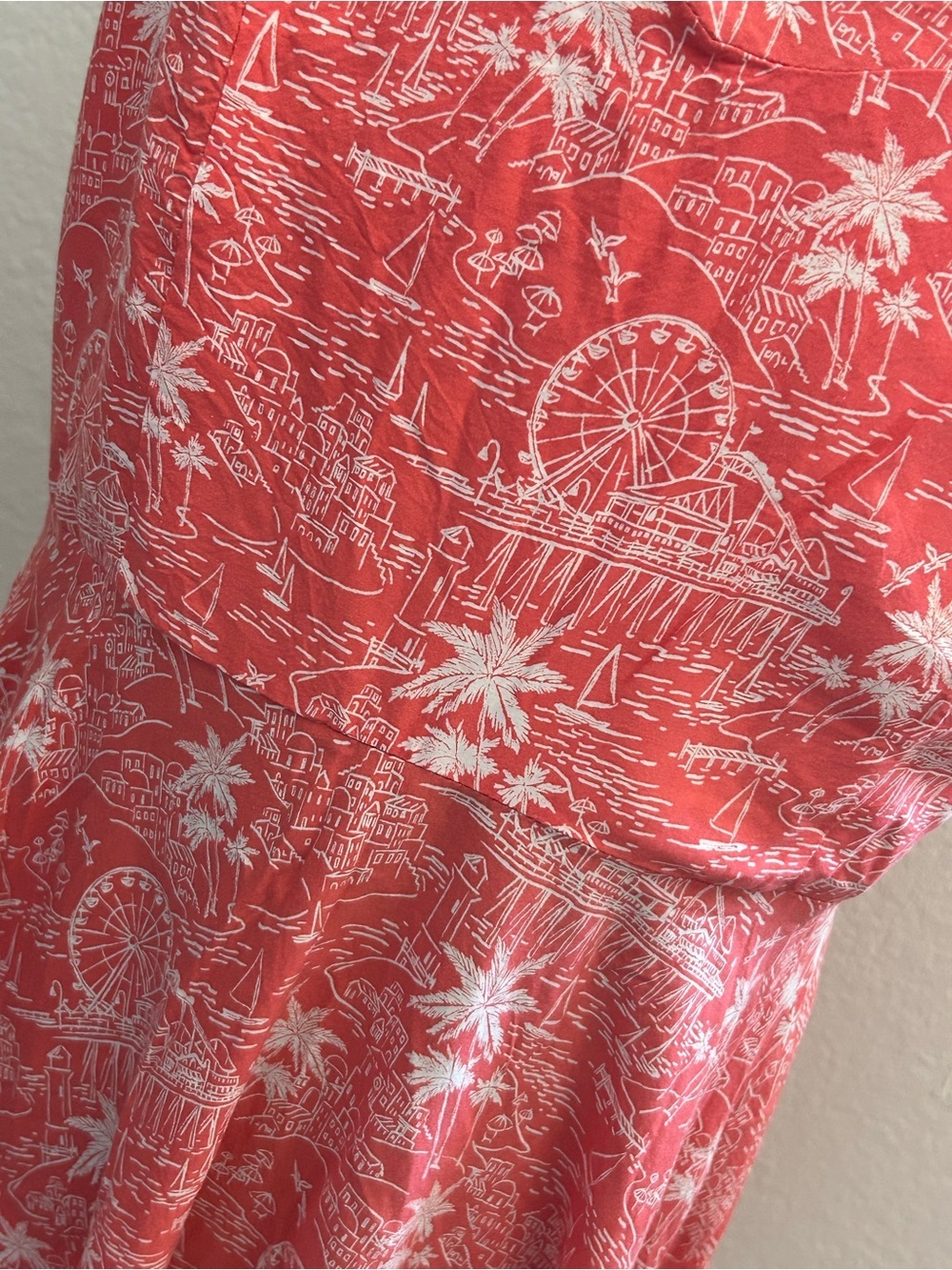 Old Navy Coral Sundress Size XL - Picture 2 of 8